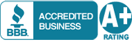 BBB accredetid business A rating